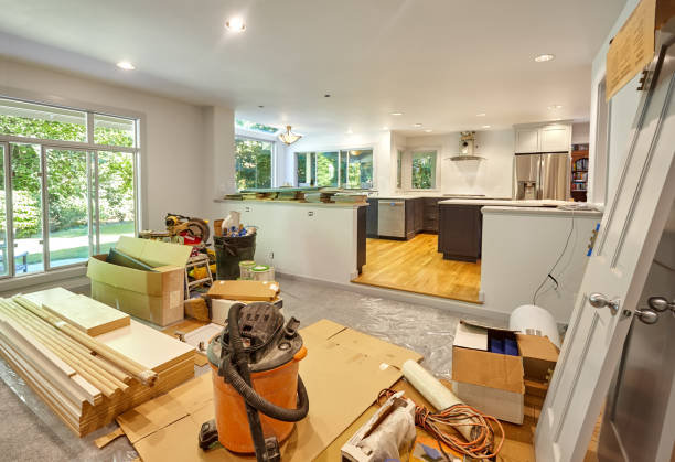 Professional Cabinet Installation technician working in Preston, WA
